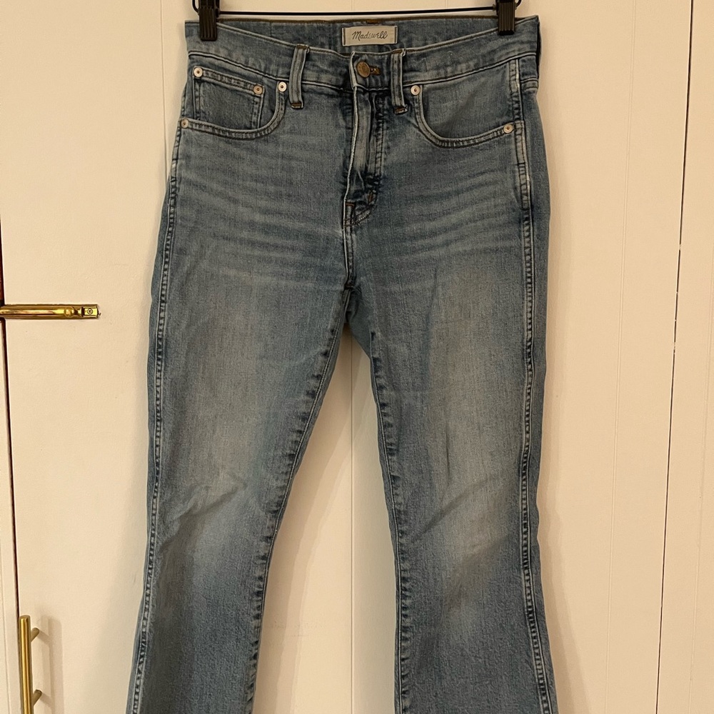 Madewell crop cut off jeans